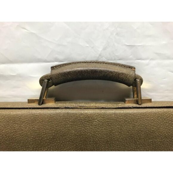 Gucci GG Supreme Brown Leather Briefcase/Portfolio - Picture 6 of 12